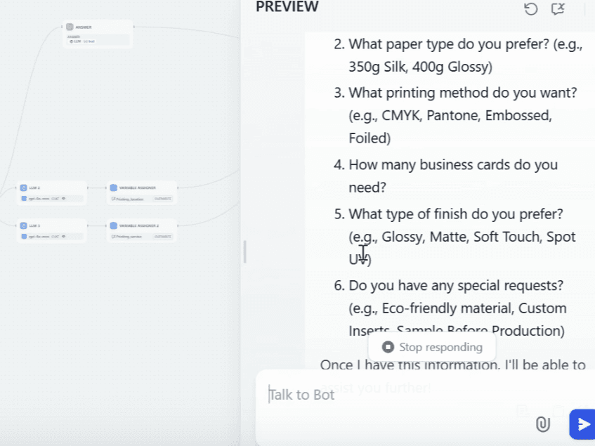 AI intake assistant suggesting next steps for procurement requests