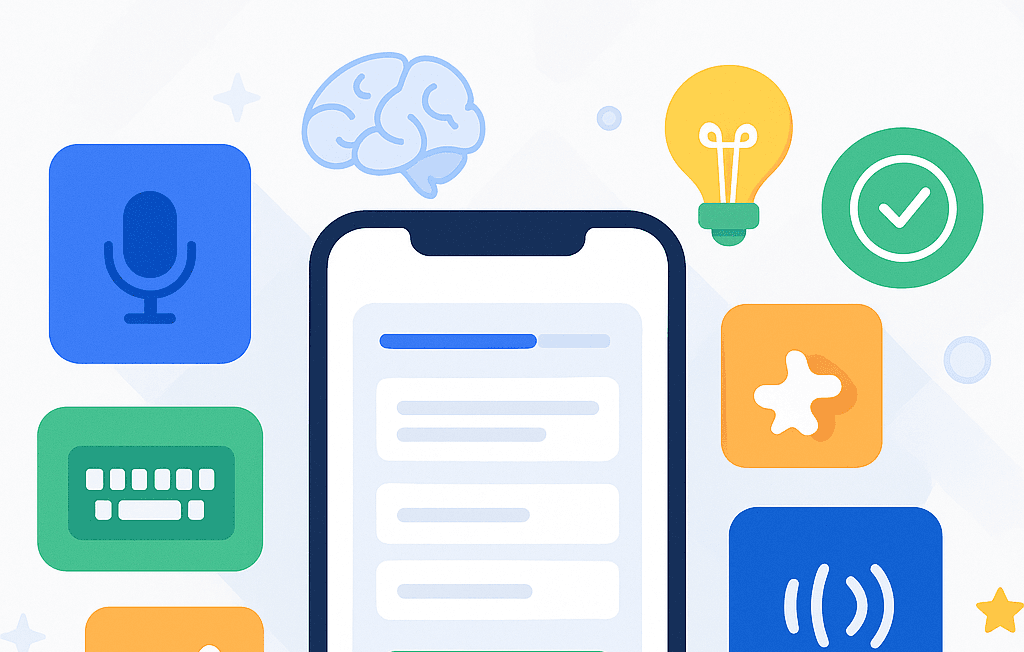 Vocabulary practice system dashboard showing progress tracking and learning modes